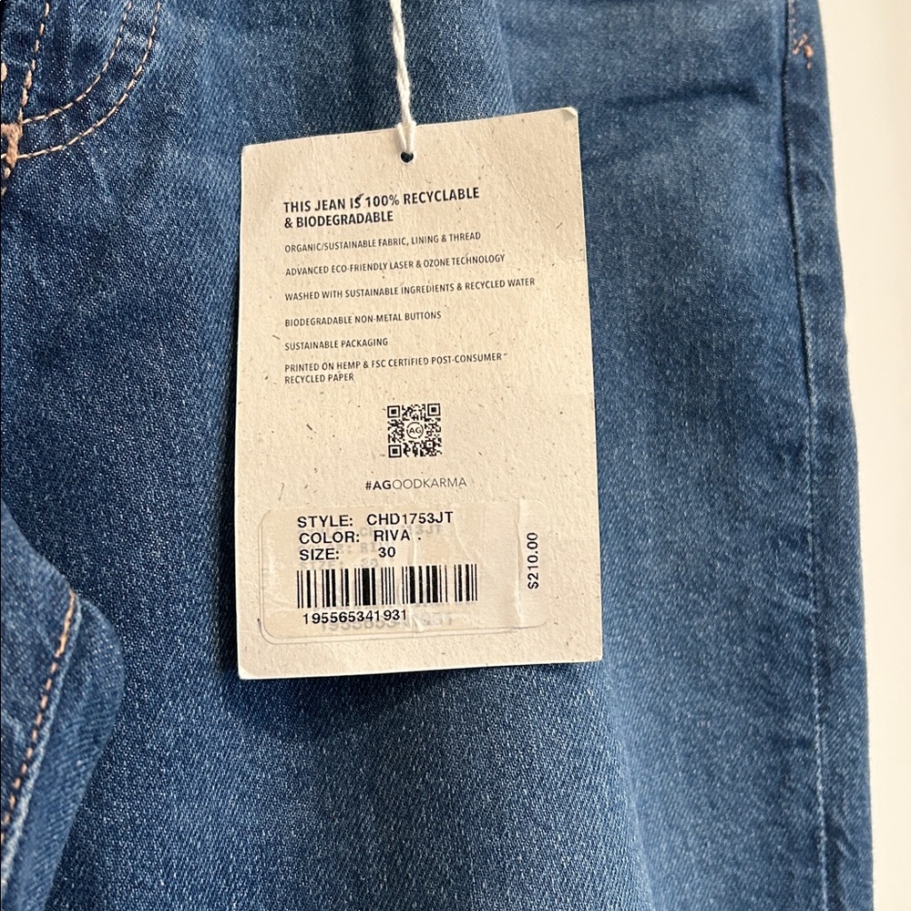 AG High Rise Button Denim - Picture 11 of 11